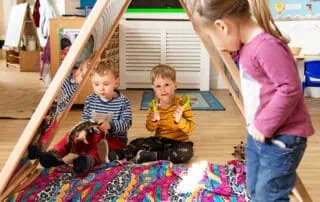 Fun with friends at monkey puzzle ware Fun with friends at monkey puzzle ware