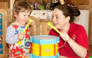 care from staff with children care from staff with children