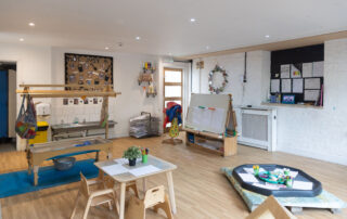 Learning and play areas at Monkey Puzzle Ware